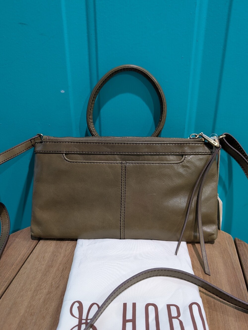 NWT HOBO Sable Crossbody In Olive Veil - Picture 3 of 11